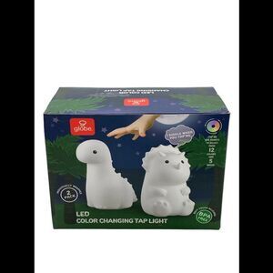 Globe Electric 2-pack Set Giggle Dinosaur Color Changing Lights